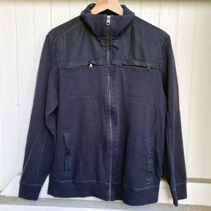 BNWOT Calvin Klein Knit Zip Up Mock Neck Sweater